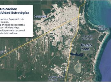 Terreno comercial , Cancún · Lote Comercial y Habitacional en Cancun