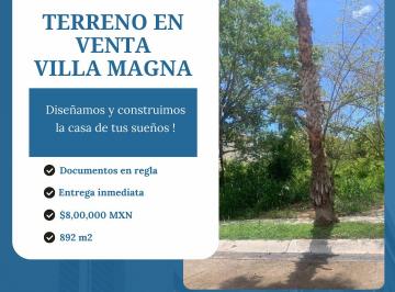 Terreno / Lote , Benito Juárez · Terreno Villa Magna en Venta Cancun
