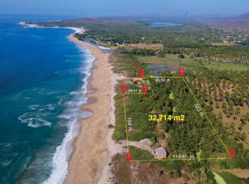 Terreno / Lote , Villa de Tututepec de Melchor Ocampo · Terreno Frente a La Playa a Solo 30 Minutos de Puerto Escondido, Oaxaca.