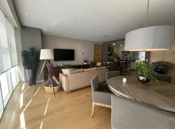Departamento · 127m² · 2 Recámaras · 3 Estacionamientos · Departamento en Venta en Santa Fe Torre Amsterdam con Vista Al Parque La Mexicana