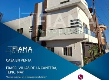 Casa de 4 habitaciones, Tepic · Casa en Venta en Fracc. Villas de La Cantera, Tepic, Nayarit