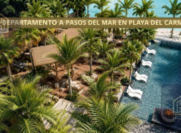 Departamento · 155m² · 2 Recámaras · 1 Estacionamiento · Departamento 2 Recamaras Ph/ Preventa Lanzamiento/ Vista Al Mar en Playa del Carmen/roi.