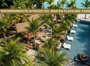 Departamento · 155m² · 2 Recámaras · 1 Estacionamiento · Departamento 2 Recamaras Ph/ Preventa Lanzamiento/ Vista Al Mar en Playa del Carmen/roi.