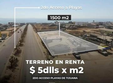 Terreno / Lote , Tijuana · Terreno en Renta en Segundo Acceso a Playas de Tijuana