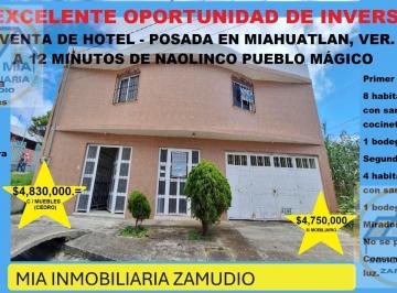 Edificio · 14 Recámaras · 2 Estacionamientos · Hotel en Venta en Miahuatlán Veracruz
