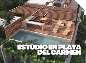 Departamento · 40m² · 1 Recámara · Estudio en Preventa con Rooftop en La Zona Dorada