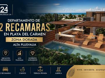 Departamento · 78m² · 2 Recámaras · Departamento en Preventa | 2 Recámaras | Zona Dorada Playa del Carmen