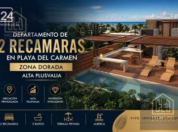 Departamento · 78m² · 2 Recámaras · Departamento en Preventa | 2 Recámaras | Zona Dorada Playa del Carmen