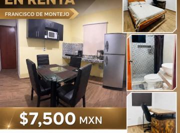 Departamento · 50m² · 1 Recámara · Departamento Amueblado en Fco. de Montejo