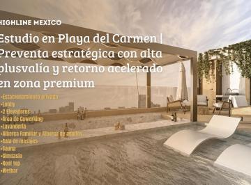 Departamento · 29m² · 1 Recámara · 1 Estacionamiento · Estudio en Playa del Carmen | Ubicación Top con Alta Plusvalía y Retorno Acelerado en Zona Premium.