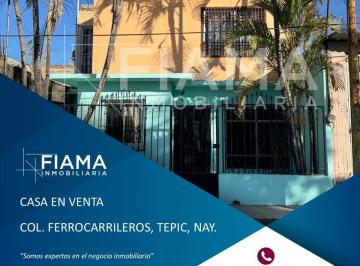 Dúplex de 4 habitaciones, Tepic · Casa en Venta en Col Ferrocarrileros, Tepic, Nay.