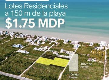 Terreno / Lote · 485m² · Venta con Financiamiento Terrenos Cerca del Mar en Playa San Benito Costa Yucateca