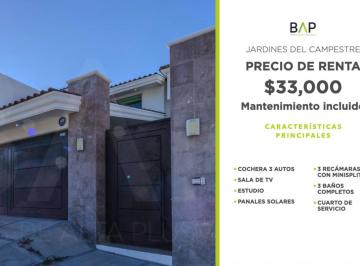 Casa de 3 habitaciones, León · Casa en Renta Ubicada en Jardines del Campestre.