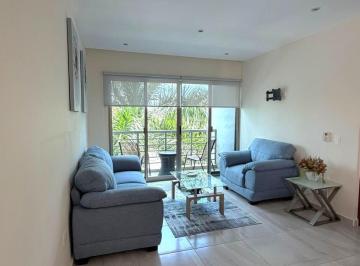 Departamento · 100m² · 2 Recámaras · 2 Estacionamientos · Departamento Renta Cancún Long Island 2 Rec Amueblado Alberca