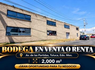 Bodega comercial , Lerma · Bodega Comercial de 2000 m² en Venta y Renta en Lerma