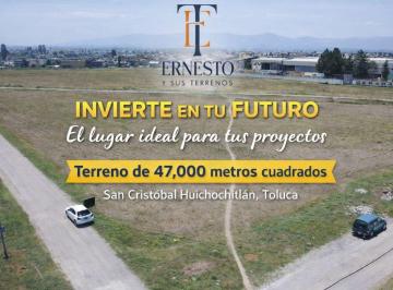 Terreno industrial , Toluca · Terreno 43,000 m² en Venta San Cristóbal Huichochital Toluca