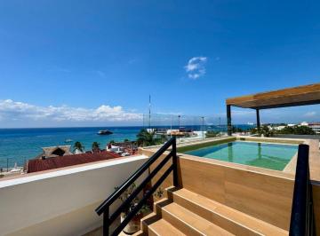 Departamento de 2 habitaciones, Cozumel · Departamento con Alberca y Roof Top con Vista Al Mar, en Venta, Centro, Cozumel