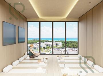 Departamento · 37m² · 1 Recámara · 1 Estacionamiento · Departamento en Venta en Playa del Carmen — 1 Recámara, 38 m² con Alberca Infinita