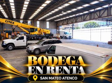 Bodega comercial , San Mateo Atenco · Bodega Comercial de 2000 m² en Renta en San Mateo Atenco