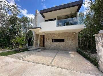 Casa en condominio de 3 habitaciones, Benito Juárez · Casa en Venta | Residencial Los Santos Cancún | Estilo Mediterráneo Moderno