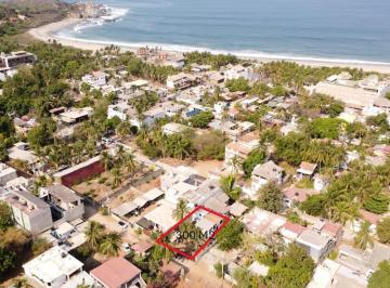 Terreno / Lote · 300m² · Terreno en La Punta Zicatela, a 4 Cuadras de La Playa. Zona Tranquila de Alta Plusvalía