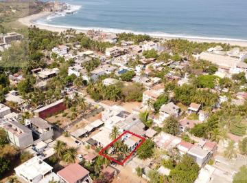 Terreno / Lote · 300m² · Terreno en La Punta Zicatela, a 4 Cuadras de La Playa. Zona Tranquila de Alta Plusvalía