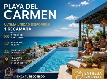 Departamento · 52m² · 1 Recámara · 2 Estacionamientos · Departamento de 2 Recamaras a 5 Min del Mar Playa del Carmen Centro