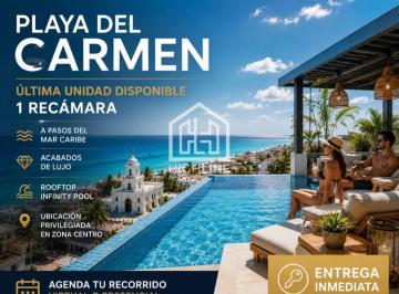 Departamento · 52m² · 1 Recámara · 2 Estacionamientos · Departamento de 2 Recamaras a 5 Min del Mar Playa del Carmen Centro