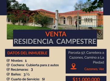 Quinta de 3 habitaciones, Cazones de Herrera · Residencia Campestre
