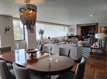 Departamento · 345m² · 3 Recámaras · 2 Estacionamientos · Departamento Amueblado de Lujo en Renta, Lomas de Chapultepec