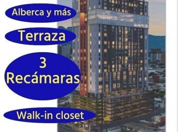ee89d28b422a093606f10557d6c4cff0098a4b869f3d58400738156eb8197a97 · Departamento en Venta Zona Centro Mty, 3 Recámaras, Terraza (Desde Este Precio)
