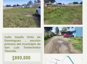 Terreno / Lote , Teolocholco · Terreno en Venta