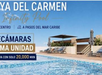 Departamento · 78m² · 2 Recámaras · 2 Estacionamientos · Estudios y Departamentos en Venta Centro de Playa del Carmen