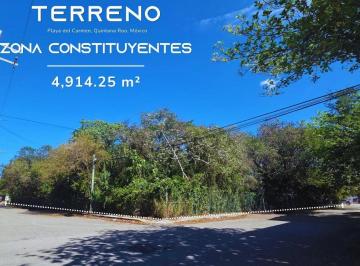 Terreno / Lote , Solidaridad · Terreno en Venta en Playa del Carmen – 4,914 m² | Ubicación Estratégica con Alto Potencial Comercial