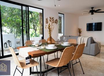 Departamento · 72m² · 1 Recámara · 1 Estacionamiento · Departamento de 1 Habitación en Aldea Zama (Tulum) con Alberca y Cine Ideal Para Vivir o Rentar