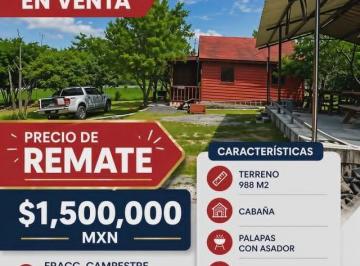 Terreno / Lote · 60m² · 2 Recámaras · 5 Estacionamientos · Terreno en Venta Campestre Monte Sur