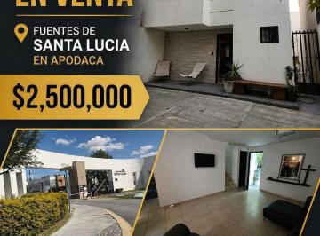 Casa · 70m² · 3 Recámaras · 2 Estacionamientos · Casa en Venta - Fuentes de Santa Lucia