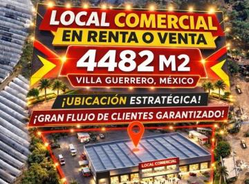 Local comercial , Villa Guerrero · Local Comercial en Renta o Venta – Villa Guerrero, Estado de México