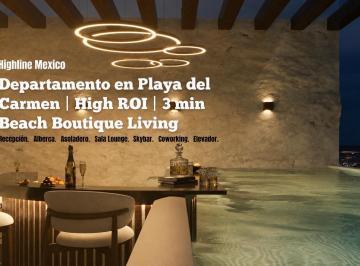 Departamento · 50m² · 1 Recámara · 1 Estacionamiento · Departamento en Playa del Carmen | High Roi | 3 Min Beach Boutique Living | Ubicación Estratégica
