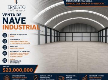 Nave industrial , San Mateo Atenco · Venta de Nave Industrial – San Mateo Atenco
