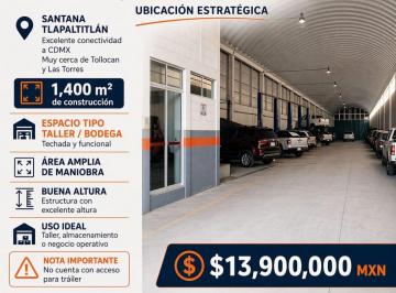 Bodega comercial , Toluca · Bodega en Venta en Santa Ana Tlapaltitlán
