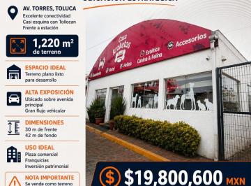 Terreno / Lote , Metepec · Venta de Terreno en Torres Casi Esquina con Tecnológico