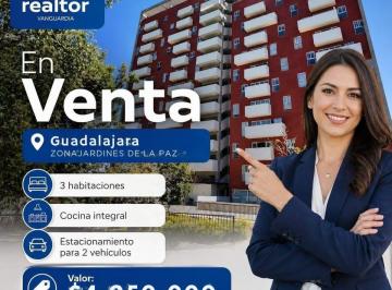 Departamento de 3 habitaciones, Guadalajara · Departamento en Venta en Guadalajara, Jalisco (Jardines de La Paz)
