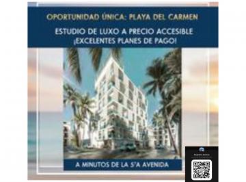 Departamento · 34m² · 1 Recámara · 1 Estacionamiento · Estudio Ubicado en Playa del Carmen a 3 Min del Mar