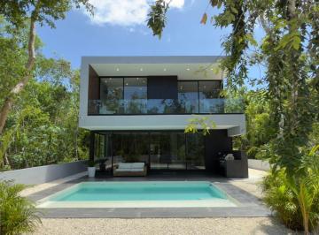 Villa de 4 habitaciones, Tulum · Hermosa Villa de 4 Habitaciones a Solo 1 Km de La Playa con Beach Club Privado