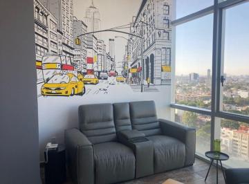 Departamento de 1 habitación, Benito Juárez · Renta Loft Insurgentes Mixcoac