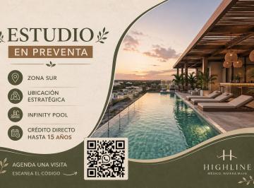 Departamento · 57m² · 1 Recámara · 1 Estacionamiento · Preventa Departamentos Zona Sur Cancun I Crédito Directo I Rooftop y Alberca