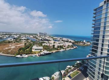 Departamento de 2 habitaciones, Benito Juárez · Departamento Amueblado 2 Recamara en Puerto Cancun Exclusividad y Lujo Frente Al Mar en Sls Marina B