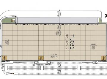 Nave industrial , Tijuana · Nave Industrial en Renta en Tijuana – 385,025 Sf |clase a