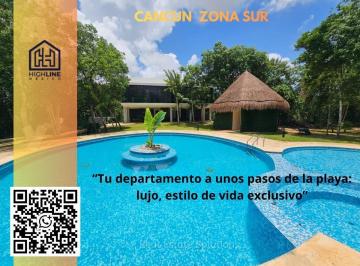 Departamento · 91m² · 2 Recámaras · 2 Estacionamientos · ¡El Equilibrio Perfecto Cancún Zona Sur! ¡Conectividad y Tranquilidad
